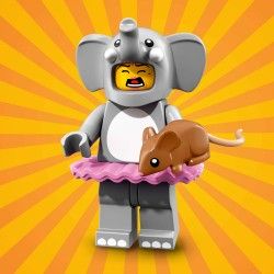 18001 LEGO Minifigurki 71021 - Dziewczyna w kostiumie słonia
