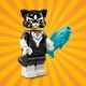 18012 LEGO Minifigurki 71021 - Dziewczyna w kostiumie kota