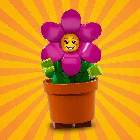 18014 LEGO Minifigurki 71021 - Dziewczynka w stroju doniczki kwiatów