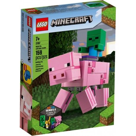 21157 Minecraft BigFig - Świnka i mały zombie
