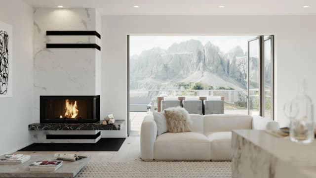 Czym obłożyć kominek zdjęcia – inspiracje i materiały do wyboru