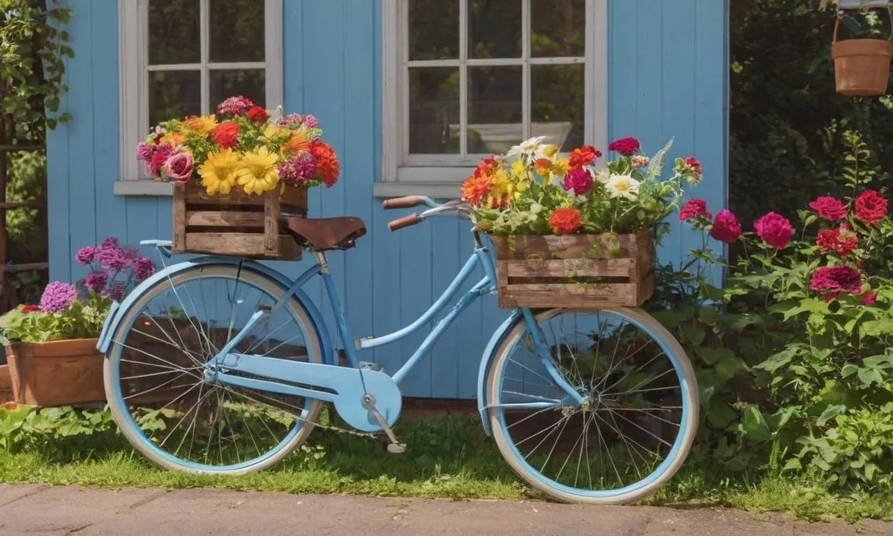 Jak zrobić kwietnik z roweru - stwórz unikalną dekorację ogrodową